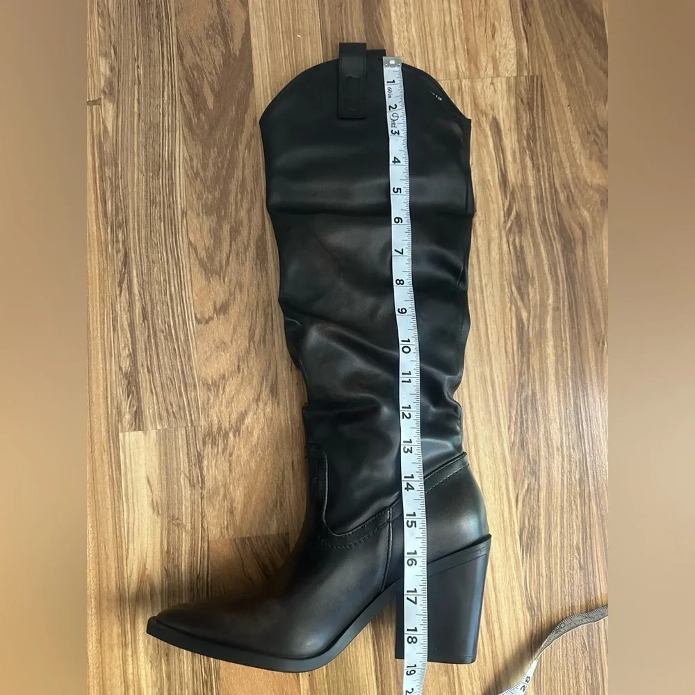 NWOT Madden Girl Alabama Cowgirl Boots Women's Dark Brown Size 5.5 M